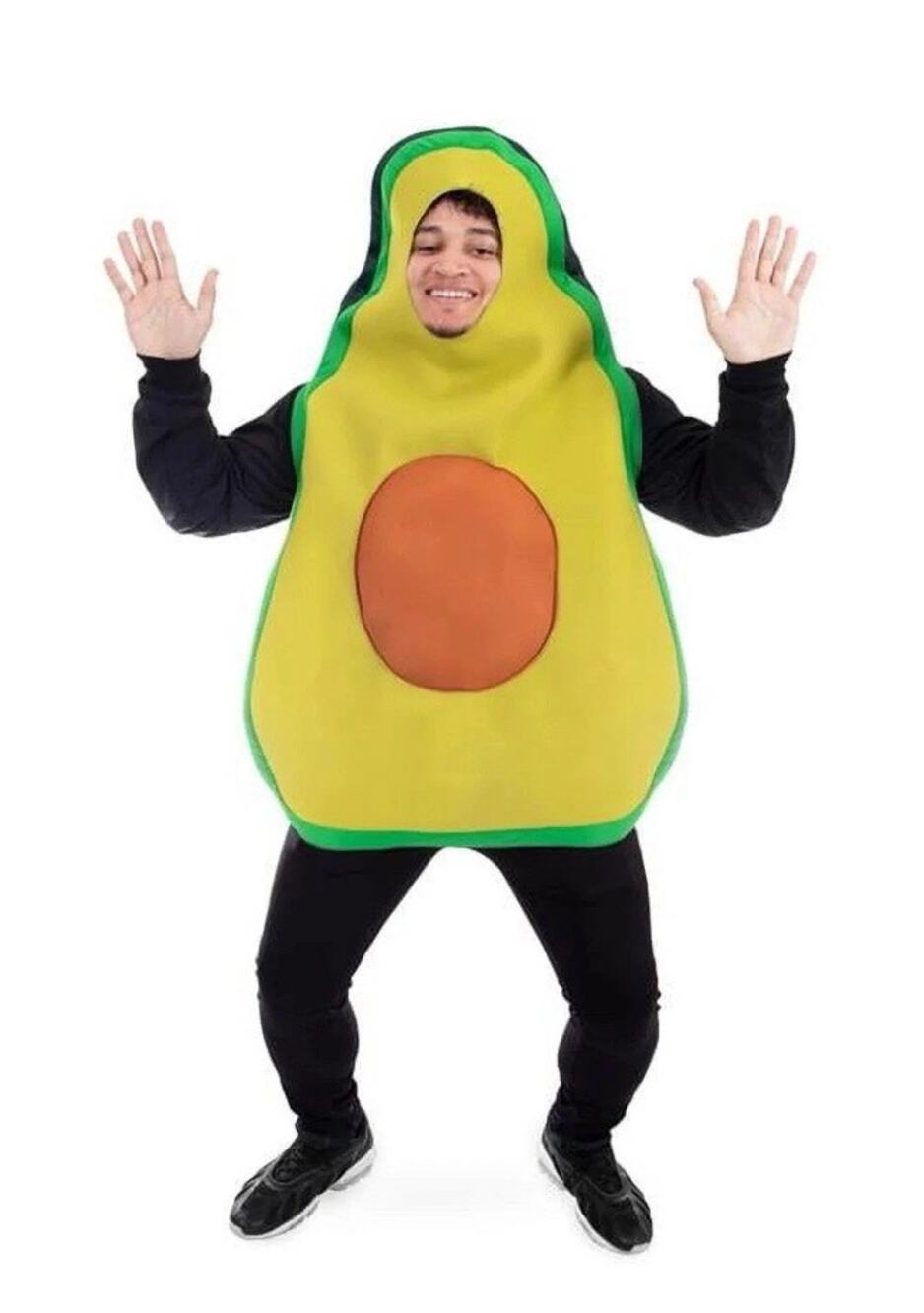 Brand New Hauntlook Adult One Size Amazing Avocado Halloween Costume Dress Up